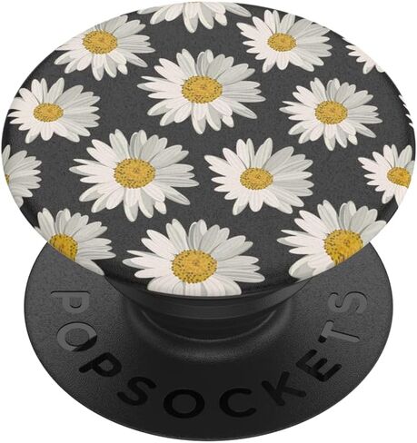PopSockets PopTop (الجزء العلوي فقط. تُباع القاعدة بشكل منفصل) جزء علوي قابل للتبديل لقاعدة قبضة الهاتف من PopSockets، PopTop زهري - أبيض ديزي in Saudi Arabia