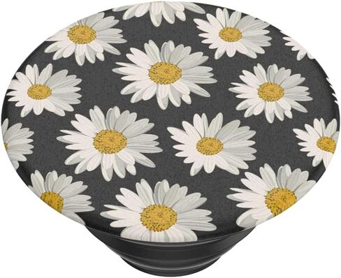 PopSockets PopTop (الجزء العلوي فقط. تُباع القاعدة بشكل منفصل) جزء علوي قابل للتبديل لقاعدة قبضة الهاتف من PopSockets، PopTop زهري - أبيض ديزي in Saudi Arabia