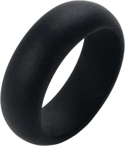 2 Pack-Her King His Queen/Pinky Promise/Sun & Moon Couple Rings Set 8mm Breathable Silicone Rubber Dome Comfort Fit Wedding Band Promise Engagement Rings,Size 6-12 in Saudi Arabia