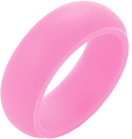 2 Pack-Her King His Queen/Pinky Promise/Sun & Moon Couple Rings Set 8mm Breathable Silicone Rubber Dome Comfort Fit Wedding Band Promise Engagement Rings,Size 6-12 in Saudi Arabia