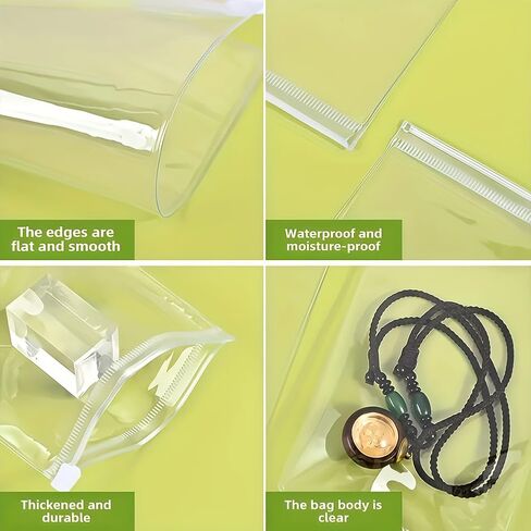 25PCS Pill Pouch Bags, Reusable Zipper Lock Bags for Jewelry, Small Items, Portable Organizer Self Seal PVC Pack, 4.3x4.3in in Saudi Arabia