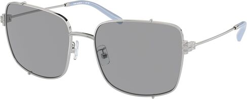Tory Burch Sunglasses TY 6104 316172 Silver Light Blue Mirror in Saudi Arabia