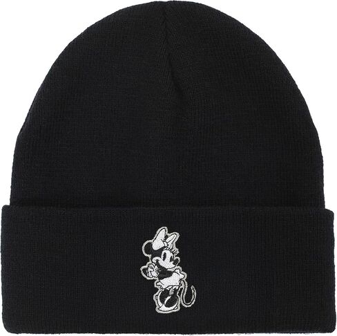 Disney’s Minnie Mouse Classic Adult Black Cuffed Knit Beanie in Saudi Arabia