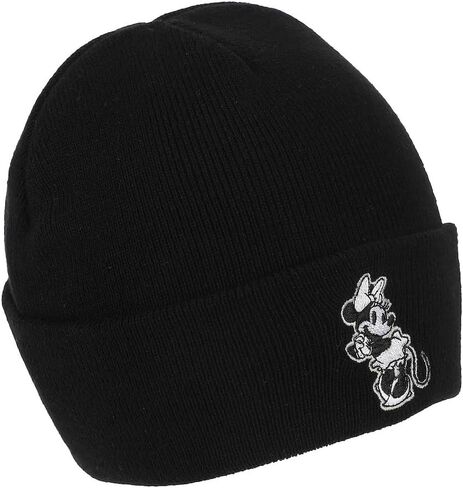 Disney’s Minnie Mouse Classic Adult Black Cuffed Knit Beanie in Saudi Arabia