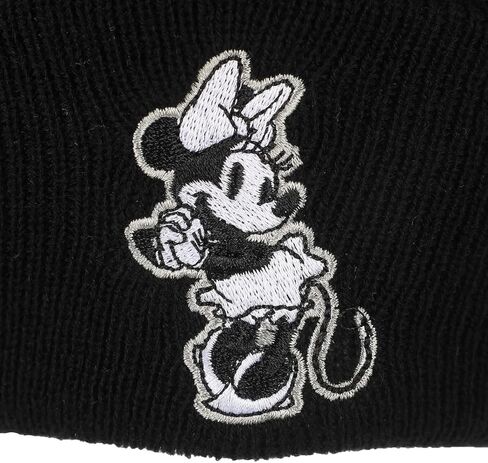 Disney’s Minnie Mouse Classic Adult Black Cuffed Knit Beanie in Saudi Arabia