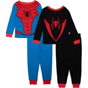 Marvel Toddler Boys' Spiderman Pajama Set, 4 Piece Set in Saudi Arabia