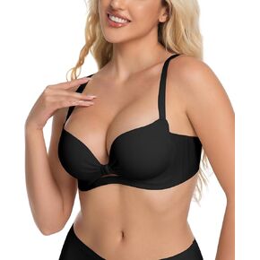 Waitgirl Push Up Bra for Small Breasts Wireless Padded Lift Support Bralettes Comfort T-Shirt Bra Add One Cup in Saudi Arabia