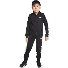 Nike Boy's Tricot Tracksuit Two-Piece Set (Little Kids) Black/White 6 Little Kid in Saudi Arabia
