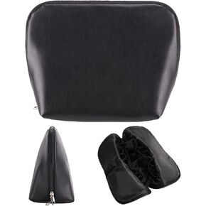 حقيبة مكياج وأدوات الزينة للسفر من دادوب، منظم حقيبة مستحضرات تجميل كبير مقاوم للماء مع 28 جيبًا وحجرة قابلة للتعديل و4 حوامل للفرش in Kuwait