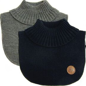 YQQKIRA520 2Piece Winter Warm Fake Collar Detachable Turtleneck Blouse Half Shirts False Collar for Girls Boy in Kuwait