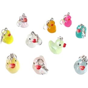 10 قطع من LYHHALO تتوهج في الظلام، سحابات بطة مزخرفة، سحّابات ومحافظ، حقائب ظهر، سترات، إكسسوارات حقائب لطيفة، هدايا للنساء، عيد الأم، حشوات تخزين عيد الميلاد in Kuwait