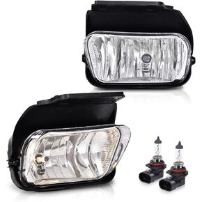 أضواء ضباب Pit66 ، متوافقة مع 2007-2015 Chevy Silverado 1500/ 07-14 Silverado 2500HD 3500HD/ 07-13 CHEVY AVALANCHE/ 07-08 CADILLAC ESCALADE ، مصابيح الضباب الأمامية اليسرى واليمين ، واضحة in Kuwait