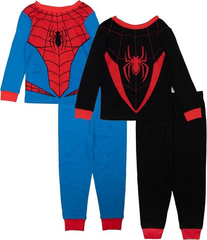 Marvel Toddler Boys 'Spiderman Pajama Set ، 4 قطع مجموعة in Saudi Arabia