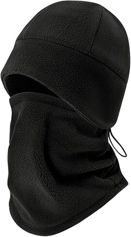 Mepase Winter Beanie Hat Scarf Set with Ear Flaps for Men Women Fleece Lined Skull Cap Balaclava Windproof Neck Warmer Gaiter in Saudi Arabia