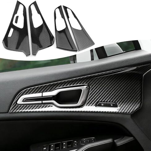 Armrest Window Switch Panel Cover，for Kia Sportage 2023 2024 2025，Door Window Control Panel Cover Car Sport Interior Accessories - Carbon Fiber in Saudi Arabia