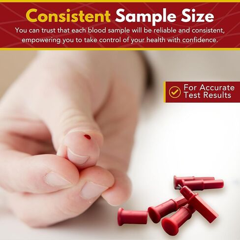 Advocate Sterile Pull-Top Lancets for Diabetes Testing Lancing Devices, Fine 30 Gauge for Blood Glucose Test, Diabetic Supplies for Blood Sugar Monitor, 100 Lancets in Kuwait