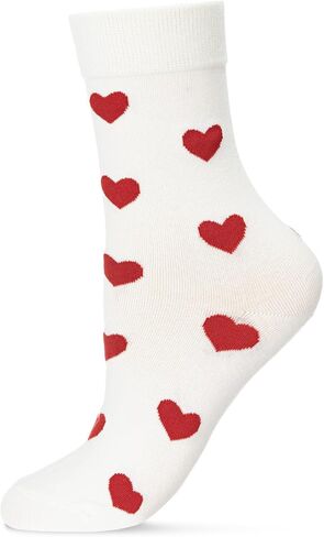 MeMoi Women's Sweetheart Cotton Blend Double-Thick Cuff Crew Sock in Saudi Arabia