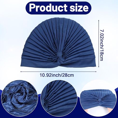 2 قطعة قبعات عمامة المرأة الأفريقية أغطية الرأس قبعات الشعر بونيه يلتف أغطية الرأس القابلة للتمدد للنوم وشاح قبعة بيني قبعة ملتوية قبعة الهند غطاء الرأس للنساء in Kuwait