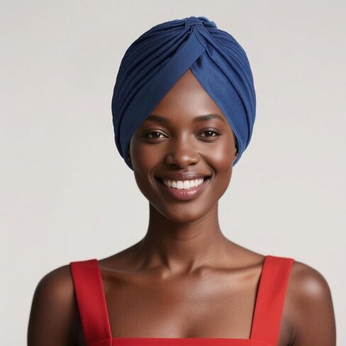 2 قطعة قبعات عمامة المرأة الأفريقية أغطية الرأس قبعات الشعر بونيه يلتف أغطية الرأس القابلة للتمدد للنوم وشاح قبعة بيني قبعة ملتوية قبعة الهند غطاء الرأس للنساء in Kuwait