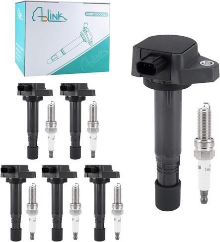 6PCS UF242 Ignition Coil Pack 4503 Spark Plug For Acura CL 2001-2003,MDX 2001-2009,RL 2001-2011,TL1999-2008,for Honda Accord 2000-2007,Odyssey 1999-2010,Pilot 2003-2008,Ridgeline 3.0L 3.2L 3.5L 3.7L in Saudi Arabia