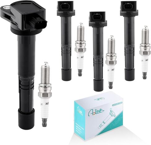 6PCS UF242 Ignition Coil Pack 4503 Spark Plug For Acura CL 2001-2003,MDX 2001-2009,RL 2001-2011,TL1999-2008,for Honda Accord 2000-2007,Odyssey 1999-2010,Pilot 2003-2008,Ridgeline 3.0L 3.2L 3.5L 3.7L in Saudi Arabia
