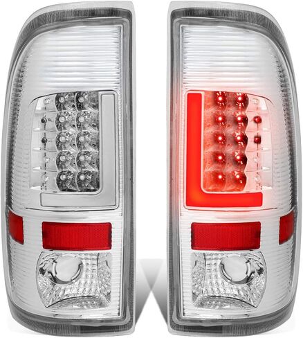 DNA MOTORING TL-F25008-LED-CH-CL LED مجموعة مصابيح خلفية للسائق وجانب الركاب [متوافق مع 08-16 F250-F550 SD / 09-16 F350 F450/15-16 F550] in Saudi Arabia