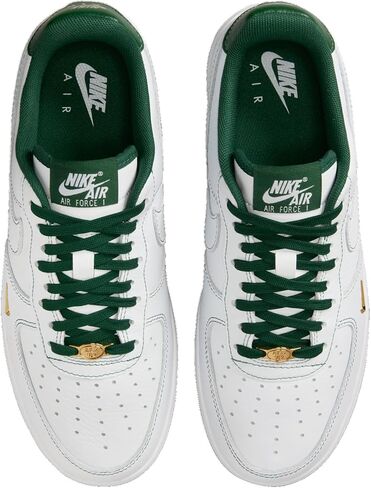 حذاء Nike Air Force 1 '07 Mini Jewel - للسيدات (أبيض/أخضر جورجي/ذهبي MTLC) in Kuwait