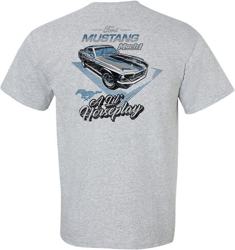 Ford Mustang A Lil' Horseplay Mach 1 Car Adult Unisex Short Sleeve T-Shirt in Saudi Arabia