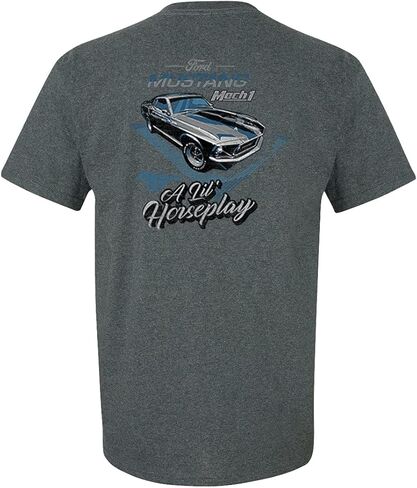 Ford Mustang A Lil' Horseplay Mach 1 Car Adult Unisex Short Sleeve T-Shirt in Saudi Arabia