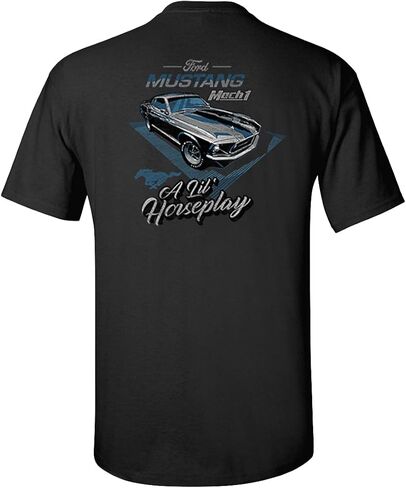 Ford Mustang A Lil' Horseplay Mach 1 Car Adult Unisex Short Sleeve T-Shirt in Saudi Arabia