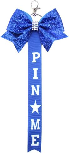 شريط Pin Me Cheer لحقيبة الظهر وحامل دبوس على شكل فيونكة لحقيبة الظهر وهدايا المشجعات in Kuwait