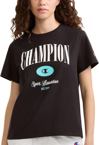 Champion Womens Classic Graphic T-Shirt, Arch Block in Saudi Arabia