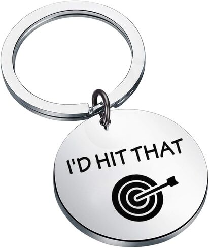CENWA Darts Gifts Dart Player Jewelry سأضرب تلك الهدية لعشاق لعبة السهام بسلسلة المفاتيح in Kuwait