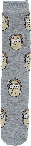 Hyp Rick and Morty Men's Casual Crew Socks, 6-Pack, Size 8-12 in Saudi Arabia