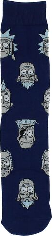 Hyp Rick and Morty Men's Casual Crew Socks, 6-Pack, Size 8-12 in Saudi Arabia