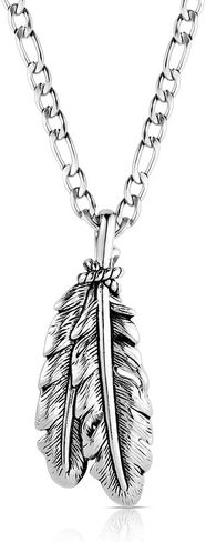 Montana Silversmiths Necklace Mens Don't Tread On Me Tag 23" NC5492MA in Kuwait