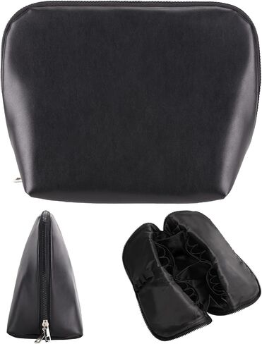 حقيبة مكياج وأدوات الزينة للسفر من دادوب، منظم حقيبة مستحضرات تجميل كبير مقاوم للماء مع 28 جيبًا وحجرة قابلة للتعديل و4 حوامل للفرش in Kuwait