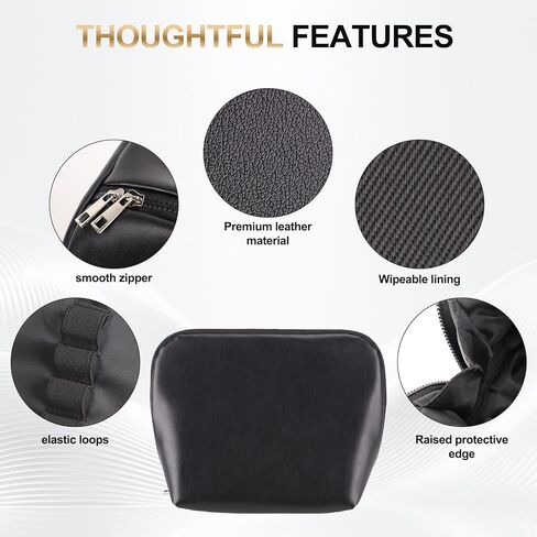 حقيبة مكياج وأدوات الزينة للسفر من دادوب، منظم حقيبة مستحضرات تجميل كبير مقاوم للماء مع 28 جيبًا وحجرة قابلة للتعديل و4 حوامل للفرش in Kuwait