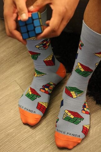 جوارب سوك باندا فن بازل مكعبة للرجال من مقاس كبير جدًا in Kuwait