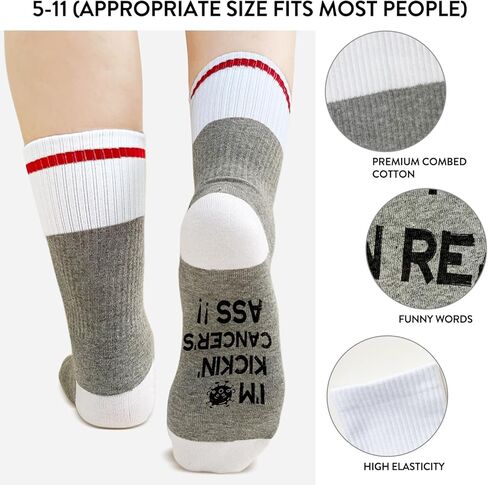 CIAEXRN Funny Socks for Women Men - Cancer in Saudi Arabia