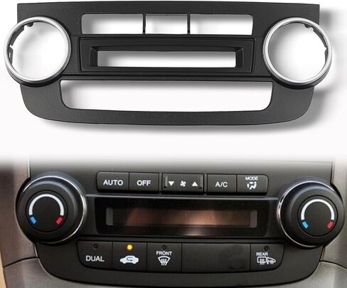 Dasbecan Dash A/C Air Conditioning Panel Installation Mount Trim Kit Compatible with Honda CR-V CRV 2007-2011 AC Bezel (Manual A/C) in Saudi Arabia
