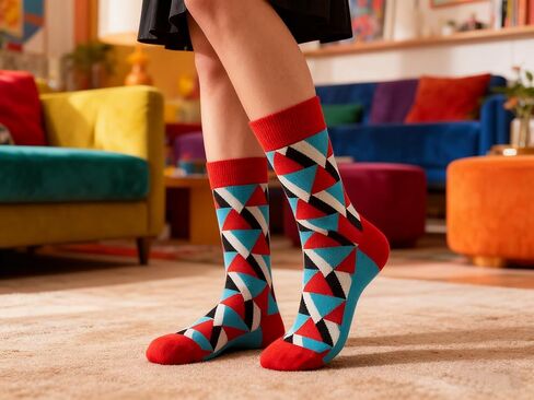 Trombone Brass-Wind Instrument Novelty Crew Socks Comfortable Casual Crazy Socks For Men Women in Saudi Arabia