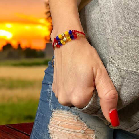 Red Venezuela bracelet in Saudi Arabia