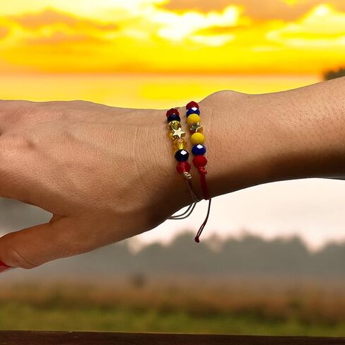 Red Venezuela bracelet in Saudi Arabia