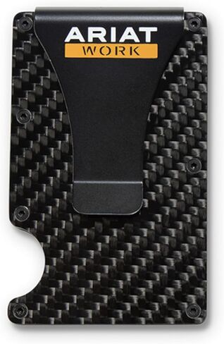 ARIAT Mens Work Wallet Utility Carbon Fiber Black A3401101 in Saudi Arabia