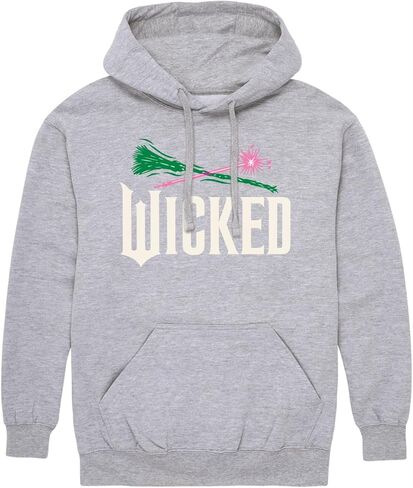 Hybrid Apparel Wicked: الجزء 2 - شعار العصا والمكنسة - كنزة صوفية بأكمام طويلة للرجال in Saudi Arabia