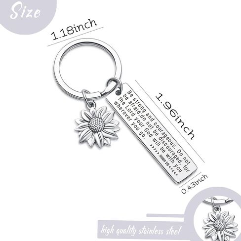 7RVZM Religious Keychain Christian Key Chain Bible Verse Keychain Bible Gifts For Women Positive Jewelry in Saudi Arabia