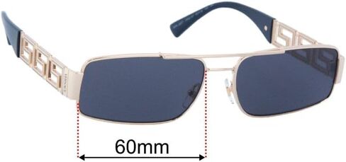 Sunglass Fix Replacement Sunglass Lenses Compatible with Versace MOD 2257 60mm in Saudi Arabia
