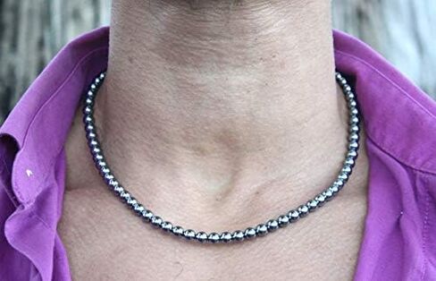 Shungite Necklace for Men/Women (AAA Grade Shungite Elite) Protection Necklace Handcrafted by Master Shaman made in USA in Saudi Arabia