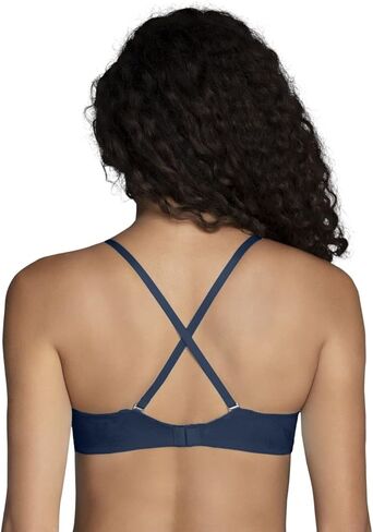 Vanity Fair Womens Ego Boost Add-A-Size Push Up Bra, 38C, Rare Blue Jacquard in Saudi Arabia